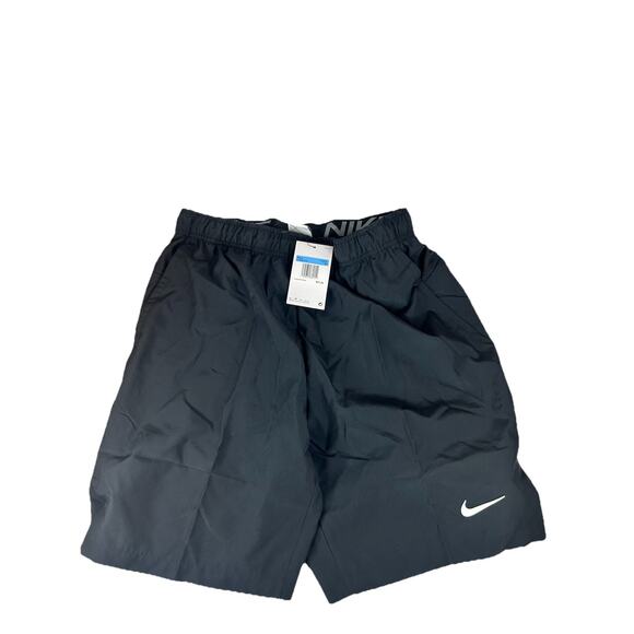 NIKE Men's M DRI-FIT Woven Training Shorts Lightweight Wicking DJ8686-010 Black - Picture 9 of 16
